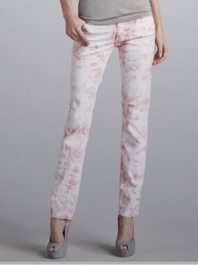AG Adriano Goldschmied ‘Stilt’ Tie-Dye Skinny Jeans